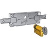 PREFER Central Lock Euro Profile Cylinder for Roller Shutters, Nickel,