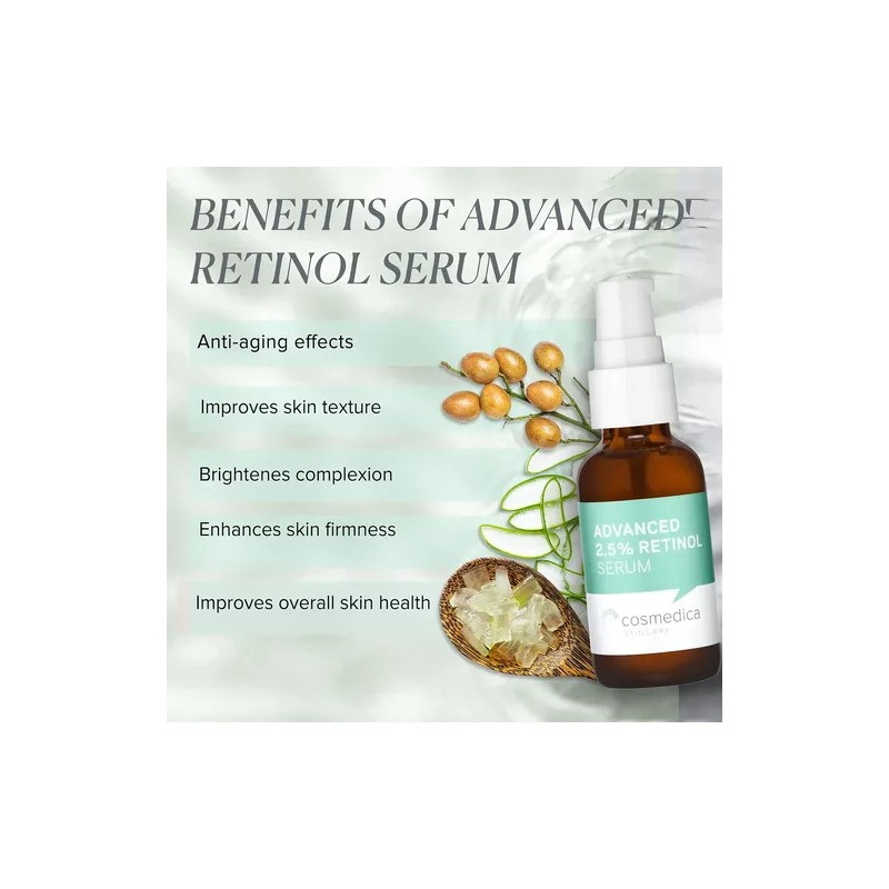 Cosmedica Suero De Retinol 2,5, 1 Onza