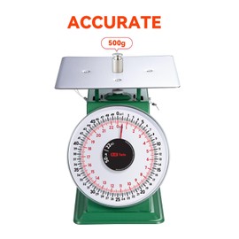 Tada 50lb Heavy Duty Mechanical Dial Kitchen and Food Scale with Stainless Steel Platform