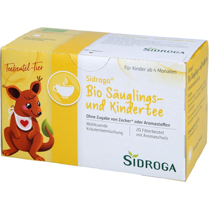 SIDROGA Organic Infant and Children's Tea Filter Bags Pack of