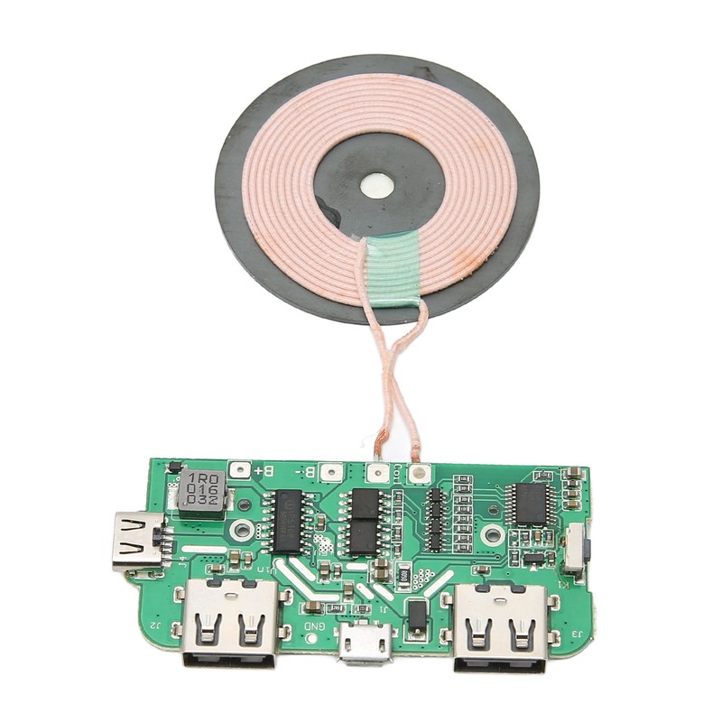 5W Wireless Charging Module Coil PCBA Circuit Board Dual USB