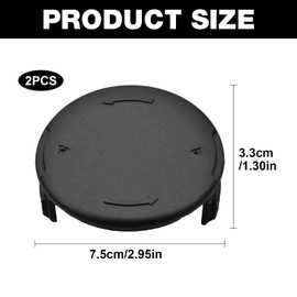 2 Pack Replacement Spool Cover Compatible with Bosch ART 23 26 SL Strimmer, ART 23-28, F016F04557 Spool Cover, durable & Replaceable