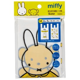 Skater RGBH2-A Plastic Bag with Handle, M, 10 Pieces, 19.3 x 9.8 x 5.5 inches (49 x 25 x 14 cm), Miffy