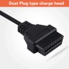 KIMISS 10 Pin a 16 Pin OBD2 Cable, Conector de