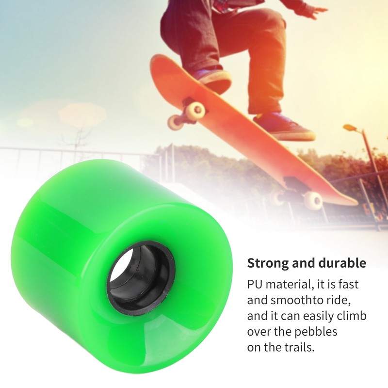 PUENTE 4pcs 60x45mm Skateboard Wheels 78A Longboard Cruiser Wheels Replacement