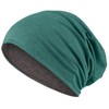 Hatstar Long Slouchy Beanie, 2-in-1 Reversible Jersey Hat in 45