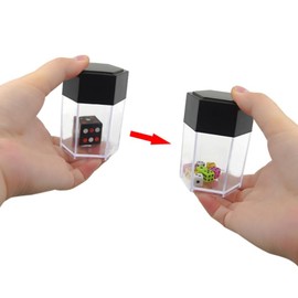 Dice Bomb - Small Magic Tricks Explosion Dice Big to Small Magic Appearing Close up Bar Gimmick Props Accessories Comedy Magicians Close up Street Illusions Gimmicks Mentalism Novelty Funny Toy