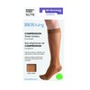 BIOS Living Women Compression Trouser Socks Sheer Beige XL 20-30mmHg