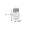 STOBAZA 10Pcs Mini Seasoning Bottles Portable Condiment Containers for Kitchen