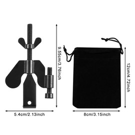 Black Portable Door Lock, Travel Security Door Lock, Additional Safety and Privacy, Solid Heavy Duty Security Locker for Traveling Home Apartment Living Hotel Motel, Schools, Dormitories