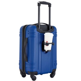 Wrangler 20" Astral Hardside Carry-On Luggage, Classic Blue