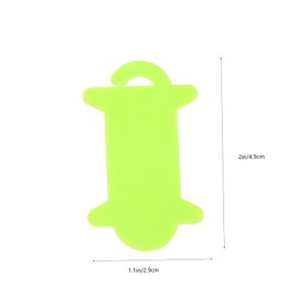 IWOWHERO 100Pcs Plastic Knitting Tools Colorful Yarn Winding Boards Durable Bobbin Winders for Craft Projects for Beginners and DIY Knitting Enthusiasts