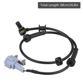 Sensor de velocidad de rueda, 47910EA025 Sensor de velocidad de rueda delantera izquierda y derecha ABS para NAVARA D40 4WD