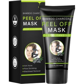 Mascarilla Facial Exfoliante De Carbón Activado Para Eliminar Puntos Negros, Ideal Para Piel Grasa, Limpieza Profunda De Rostro, Nariz, Poros Y Acné, Para Todo Tipo De Piel (65 Ml)