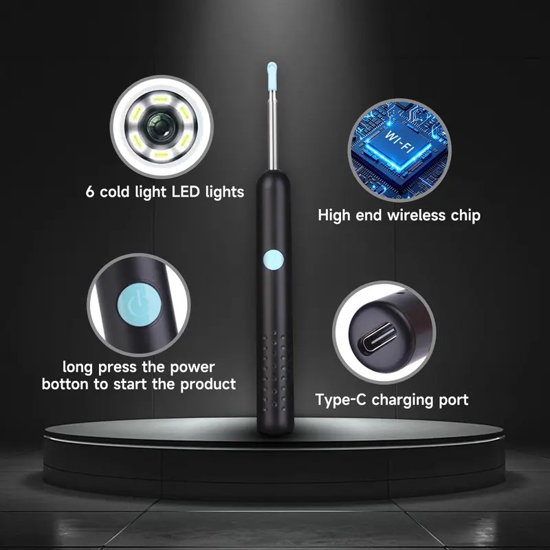 1080P HD Ear Cleaning Endoscope Kit – Wireless WiFi Ear