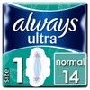 Always Ultra Normal Binden (mit Flügeln) Größe: 1, 8er Pack