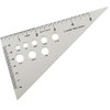 Ludwig Precision 6" 30-60-90-Degree Aluminum Drafting Triangle, 83006