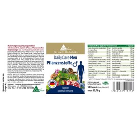 DailyCare Men Plant Substances, 90 Capsules, No Additives Biotikon®