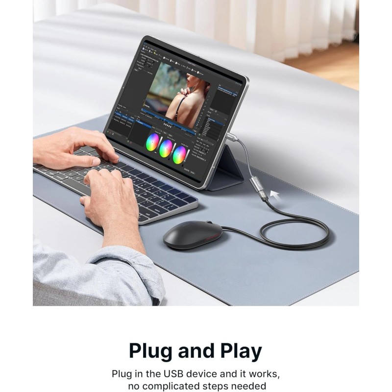 JSAUX USB C to 3.0 Adapter [2 Pack], C Male