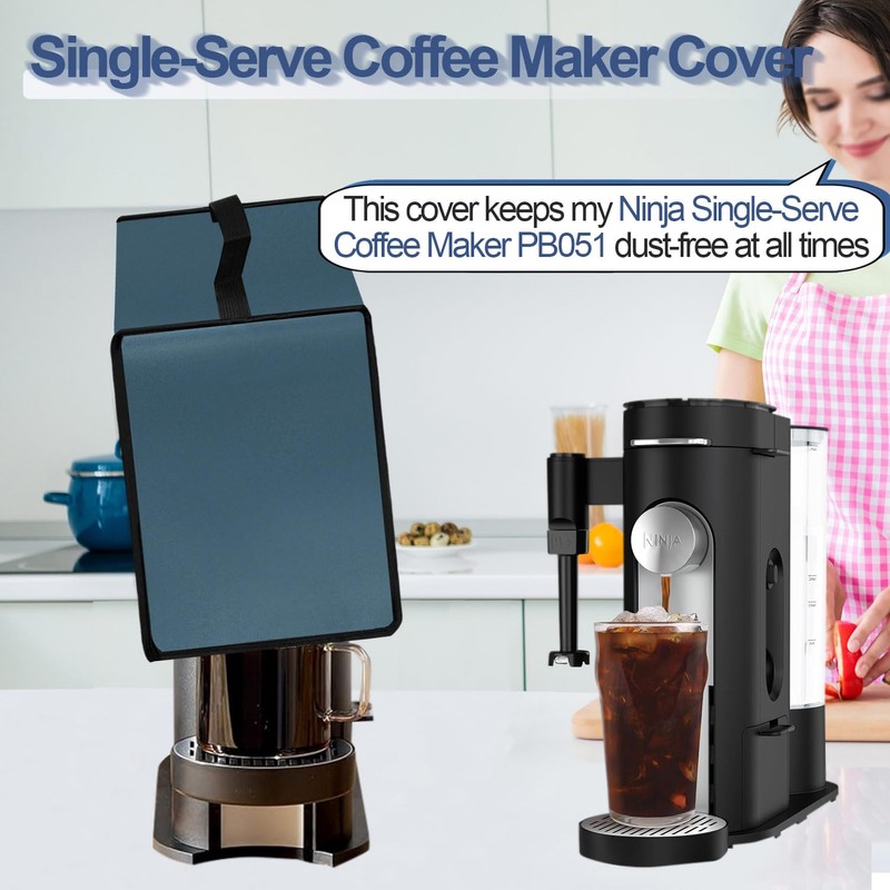 NUENSS-ROR Coffee Maker Dust Cover for Ninja Pod & Grounds