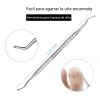 Lenio® Uñas Encarnadas Juego De Pedicura Acero Inoxidable