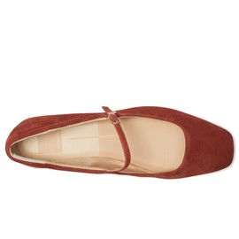 Dolce Vita Women's Reyes Ballet Flat, Brandy, 8.5