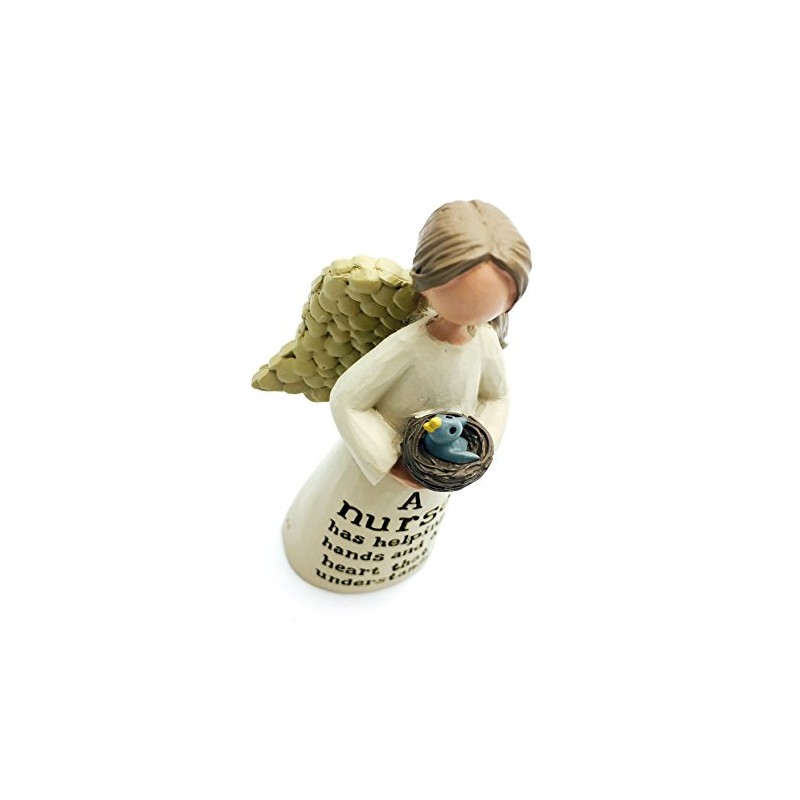 Beautiful Crafted Nurse Angel Sentiment Decoration Gift