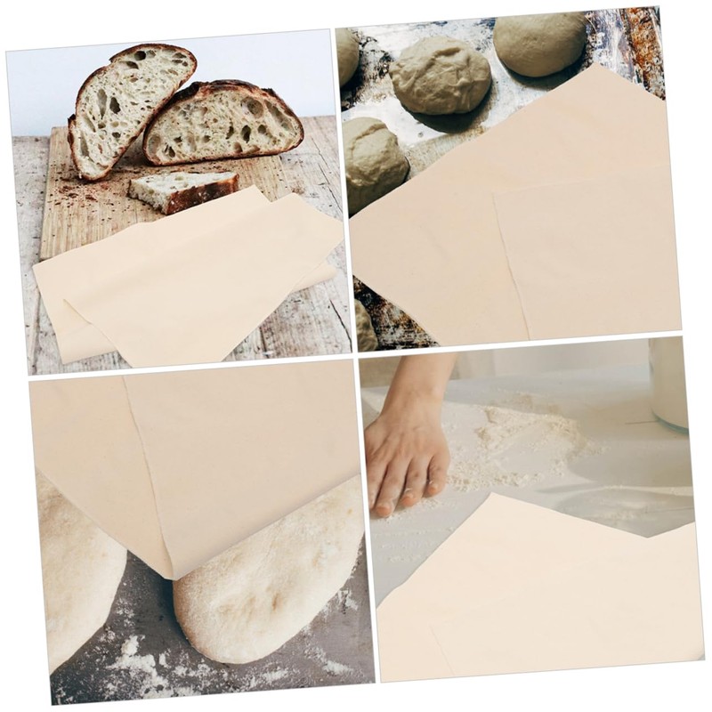 Zerodeko Thick Proofing Cloth Liners for Baguettes Heavy Duty Baking