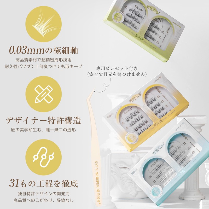 False Eyelashes, No Resilience Required, 1 Second, No Glue, False