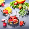 Ecentaur Glass Baking Bowl Large Salad Bowl for Oven/Microwave/Freezer Glass