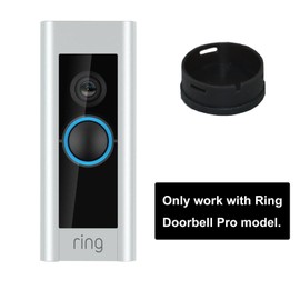 PIAOLGYI Button for Ring Doorbell Pro,Replacement Button for Ring Doorbell Accessories Compatible with Ring Doorbell Pro(Black)