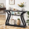 SEGAWE 47" Console Table 2 Shelves Narrow Sofa Side Table