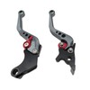 Zafina-UP Titanium Gray CNC 6 Position Shorty Brake Clutch Lever