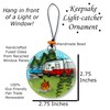 Ruth's Ethical Goods Camper Christmas Tree Ornament - Art Glass