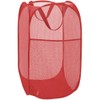Larpur Popup Mesh Laundry Basket, Collapsible and Portable Clothes Washing