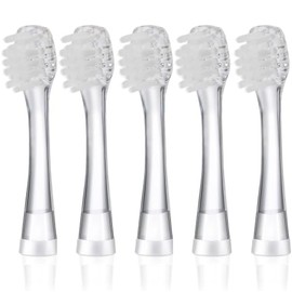 Cabezales de cepillo de dientes para bebés compatibles con los cepillos de dientes eléctricos sónicos BabyHandy/Toddler de Papablic, compatibles con Brush-Baby BabySonic/Seago SG902/SG602,