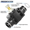 TAILONZ PNEUMATIC 12mm Tube OD Air Flow Control Valve with