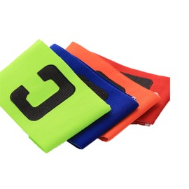 Tokaneit Football Captain's Armbands, Elastic Armbands, with Adjustable Size, Sports Fitness Armbands, 4 Pieces Elastic Armbands for Children and Adults, 30 x 7 cm