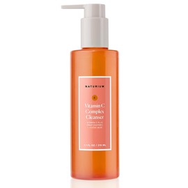 Naturium Naturium Vitamin C Complex Cleanser, Gently Exfoliating & Deeply Cleansing Foaming Face Wash Gel with Phytic Acid & Fruit Enzymes, 7.1 oz