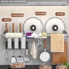 Hanging Wall Mount knife Wall Mount, Kitchen Organizer Storage Shelf