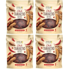 Nutty & Fruity 4 bags of Nutty & Fruity Spicy Chili Tamarind Bites, 24 Oz/bag - REAL FRUIT