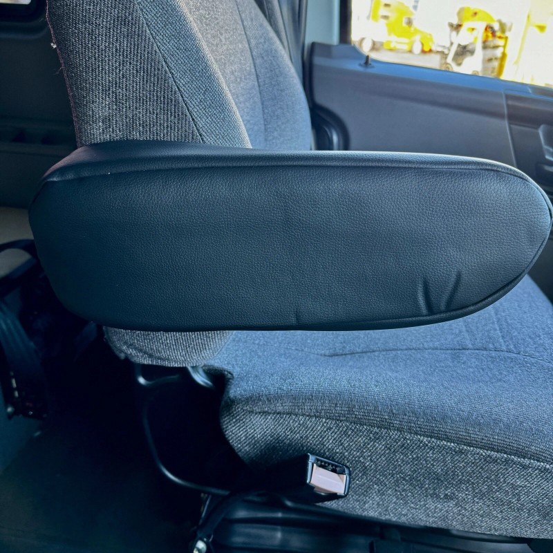 VOLVO VNL ARMREST COVERS SET FOR YEAR MODELS 2004-2018 (BLACK