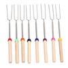 8Pcs Telescoping Extendable Marshmallow Roasting Sticks Marshmallow Sticks Kit Extending