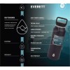 TAL Stainless Steel Everett Water Bottle with Tritan Spout 50oz,