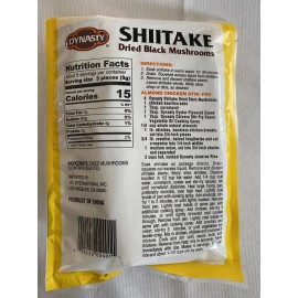 Dynasty DRIED SHIITAKE BLACK MUSHROOMS  28.35g/1oz  FREE SHIPPING! DYNASTY BRAND