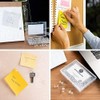 NEDBLUE Clear Push Pins - 120 Drawing Pins with Storage