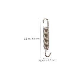 GRIRIW 8pcs Motorbike Spring Stainless Steel Stretch Spring Motorcycle Accessory Performance Boost Comfort Enhancement Longevity