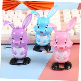 SUPVOX Easter Wind-up Toys Set 12pcs Rabbit Toys Boys and Girls Easter Egg Parties