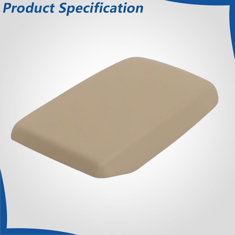 WFLNHB Beige Tan Center Console Lid Armrest Cover Replacement for