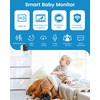 1080P Indoor Smart Security Camera,Baby Monitor with Camera and Audio,